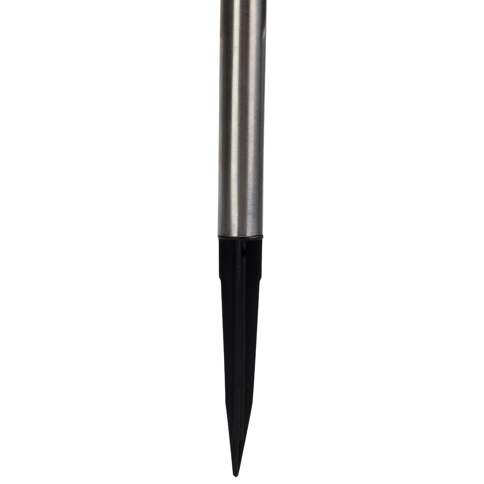 15" Silver Solar Powered Stainless Steel LED Pathway Markers, 4ct.